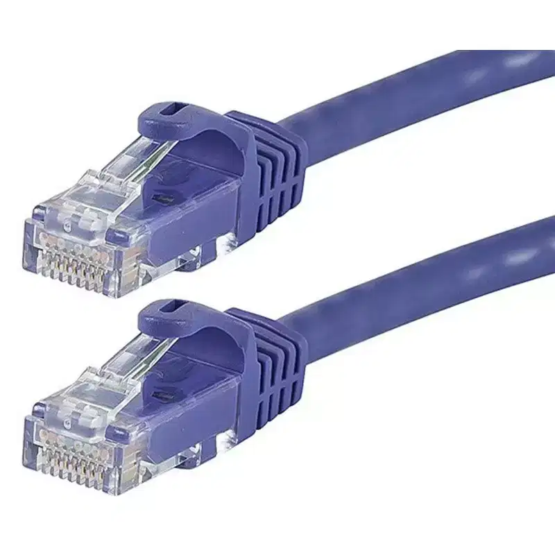 Monoprice Cat6 Ethernet Patch Cable - 50 Feet - Purple | Network Internet Cord - RJ45, Stranded, 550Mhz, UTP, Pure Bare Copper Wire, 24AWG - Flexboot