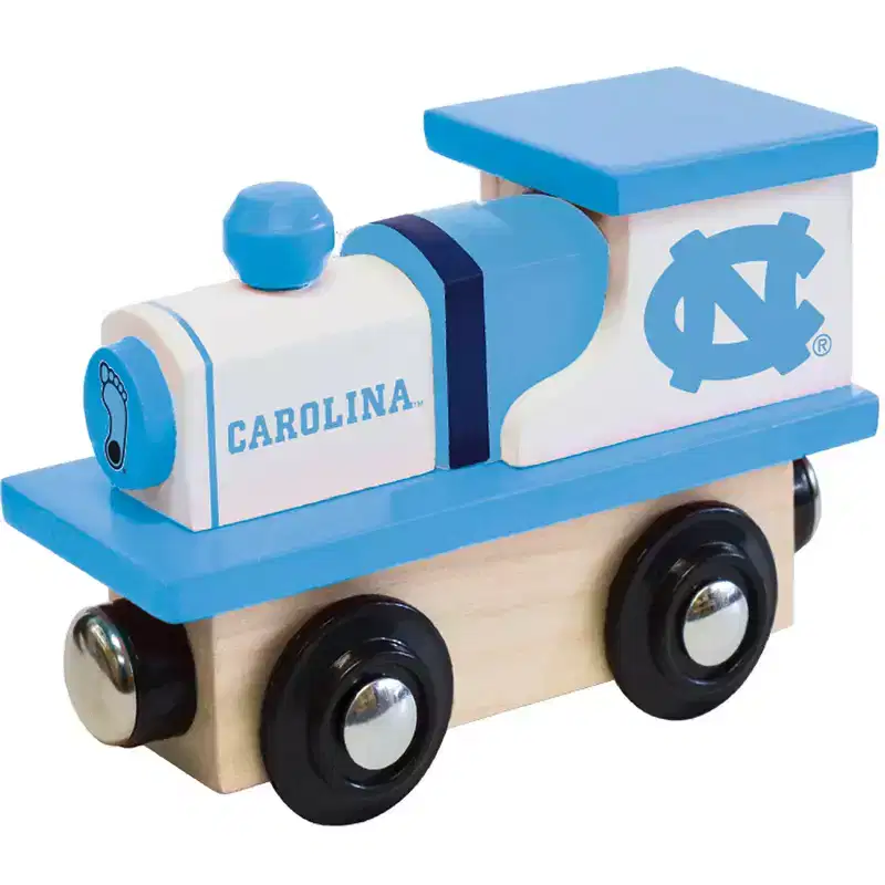 MasterPieces Officially Licensed NCAA UNC Tar Heels Wooden Toy Train Engine For Kids