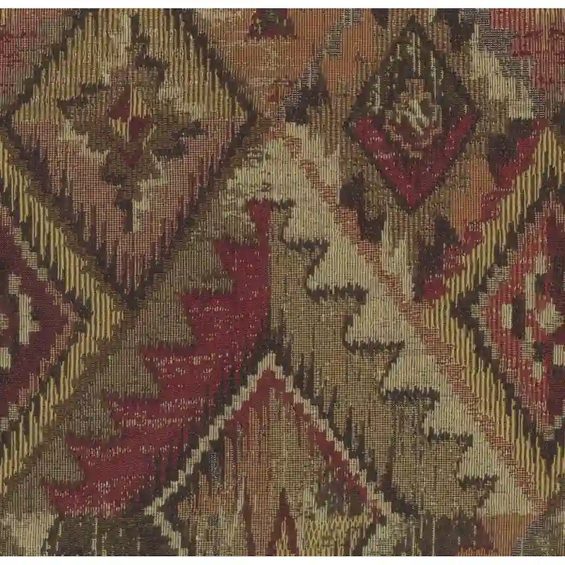 Rattan Swivel Rocker with Tapestry Cushion