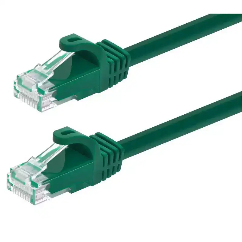 Monoprice Cat6 Ethernet Patch Cable - 100 Feet - Green | Network Internet Cord - RJ45, Stranded, 550Mhz, UTP, Pure Bare Copper Wire, 24AWG - Flexboot