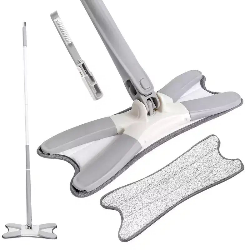 Urban Sombrero eXo Mop Microfiber Mop - Self Wringing, Gentle on Floors, Washable Pad