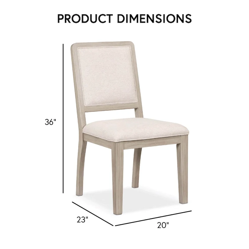Furniture of America Billet Modern 7-Piece Natural Oak Wood Dining Set
