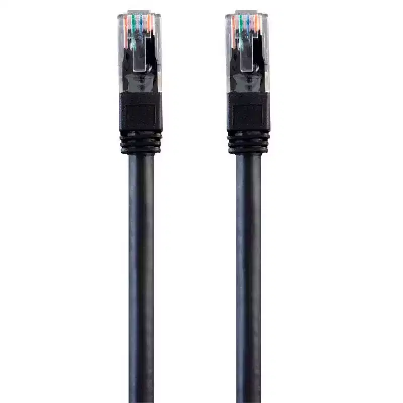 Monoprice Cat6 Ethernet Patch Cable - 10 Feet - Black | Snagless RJ45, Stranded, 550MHz, UTP, Pure Bare Copper Wire, 24AWG, Outdoor Rated