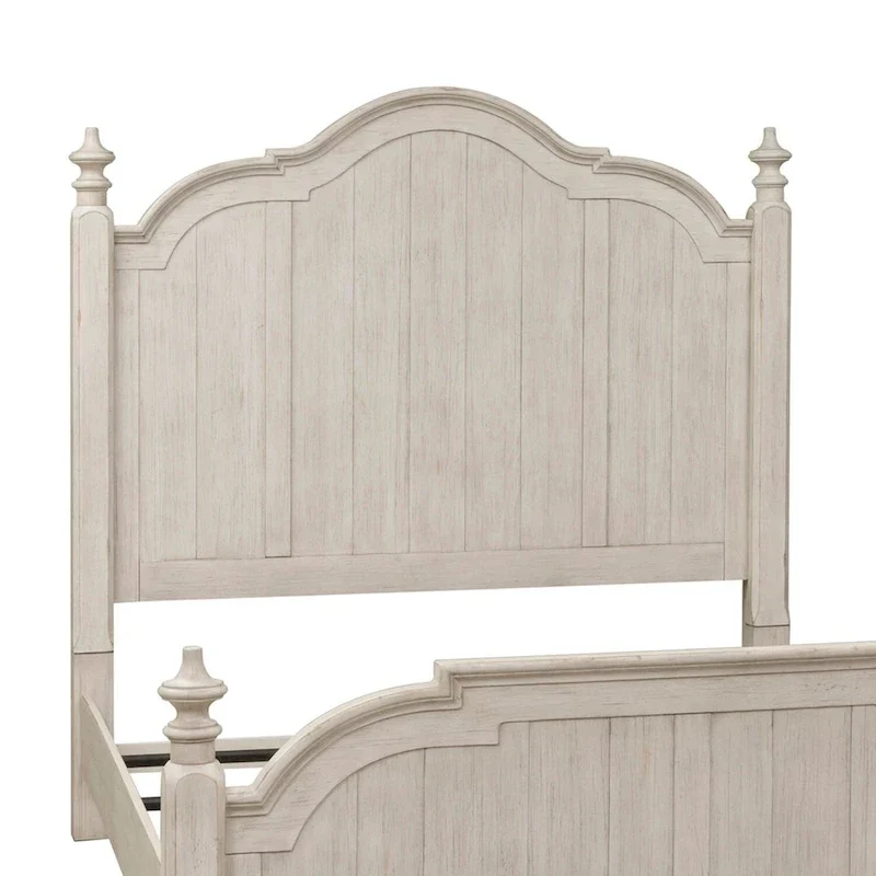 Antique White Queen Poster Headboard