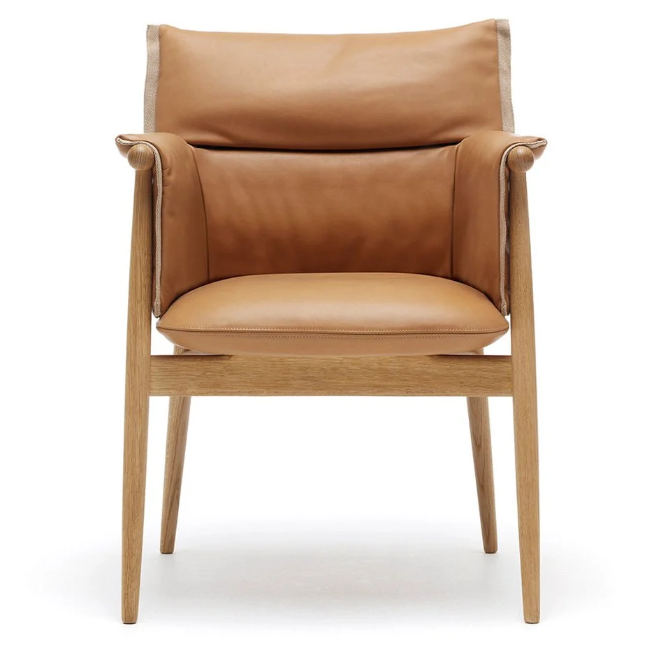 Solid Oak Solid Walnut Dining Chair Leather