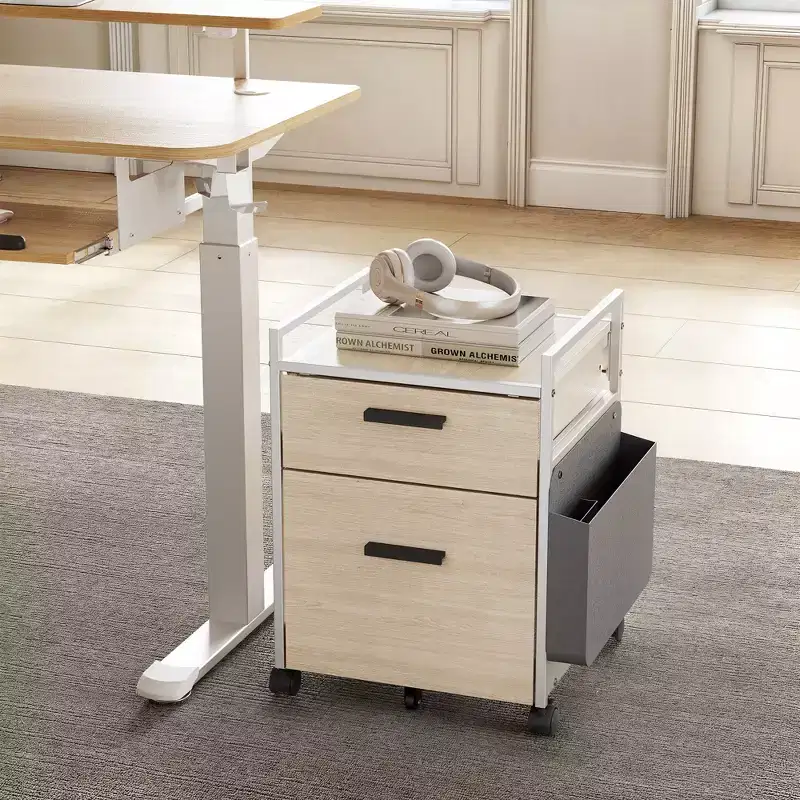 EUREKA ERGONOMIC 23 Rolling File Cabinet with Drawer