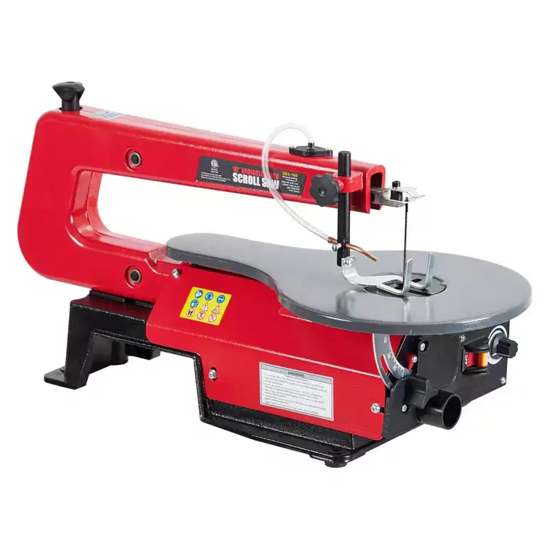 Variable Speed Scroll Saw 16IN With Extra-Large Tilting Working Table, Ideal for Woodworking
