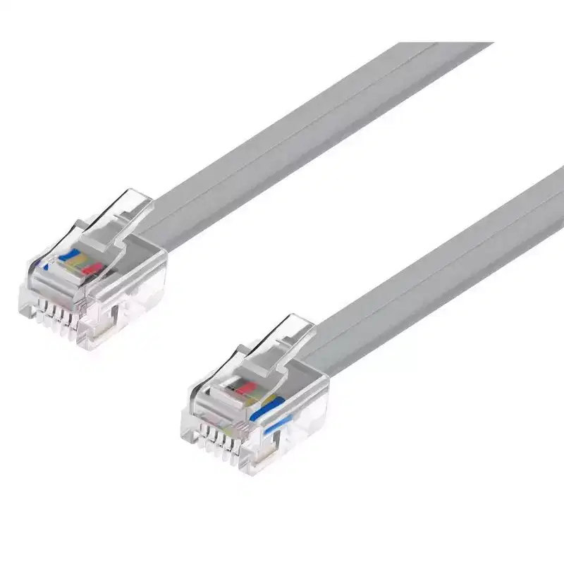 Monoprice Phone Cable, RJ12 (6P6C), Straight for Data - 14ft