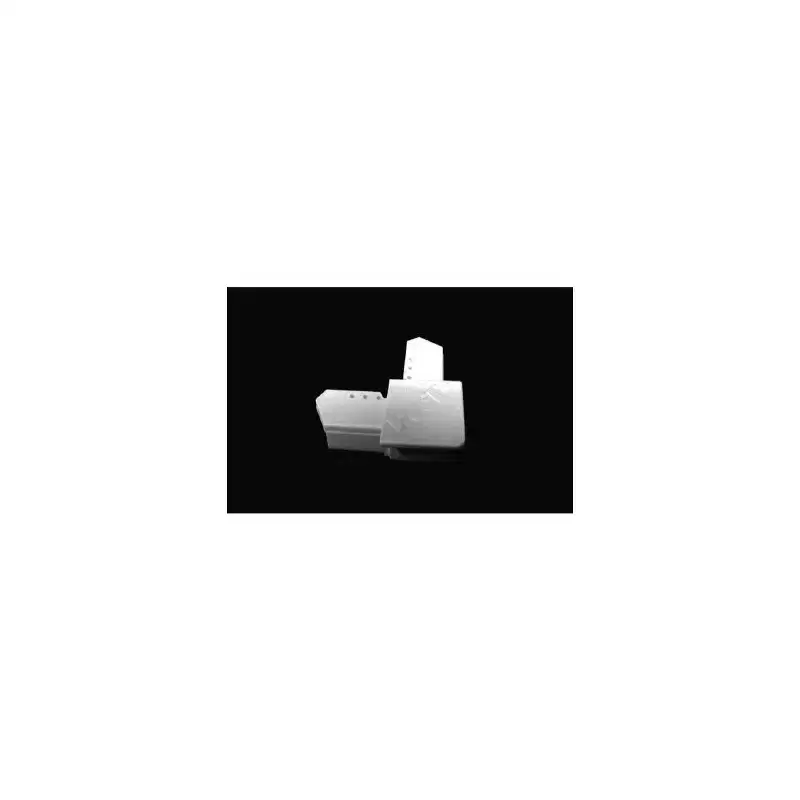 Brixwell Plastic Screen Corner, Length 2-1/16, Arm Width 19/32, White Finish