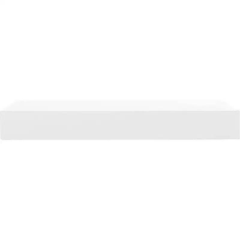 Kiera Grace 12" Maine Wall Shelf White: Traditional Style, No Assembly, MDF Composite, Includes Mounting Hardware