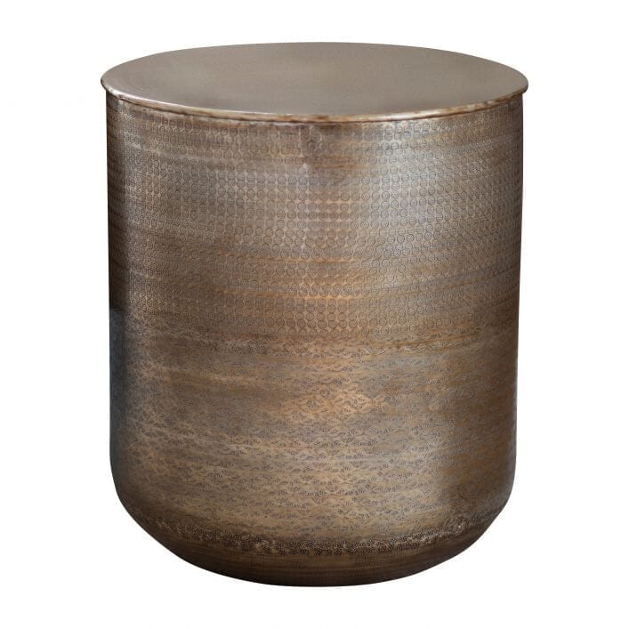 Bronze Gold Side Table