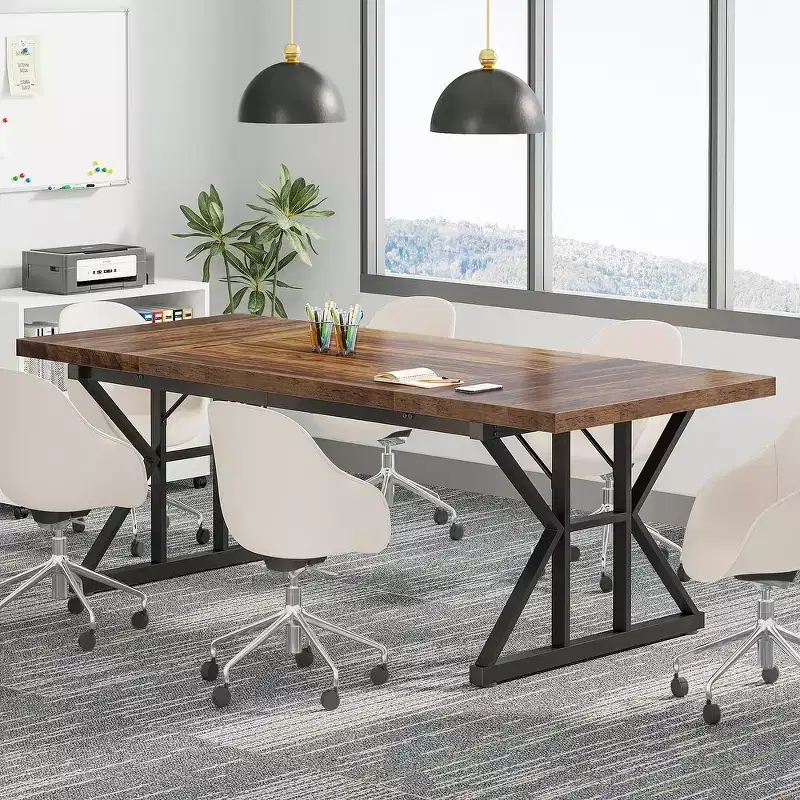 6 FT Conference Table | 70.86 x 31.49 x 29.52 in | Seats 6 | Office Meeting Room