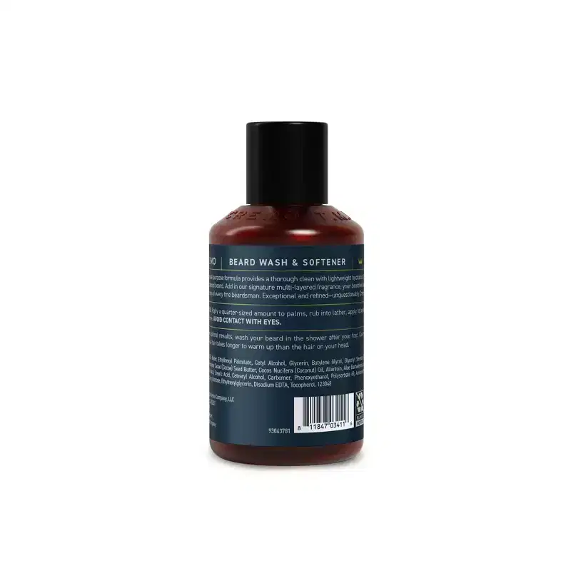 Cremo Palo Santo 2-in-1 Beard Wash and Softener - 6 fl oz: Liquid Face Cleanser, Combination Skin, Contains Oils