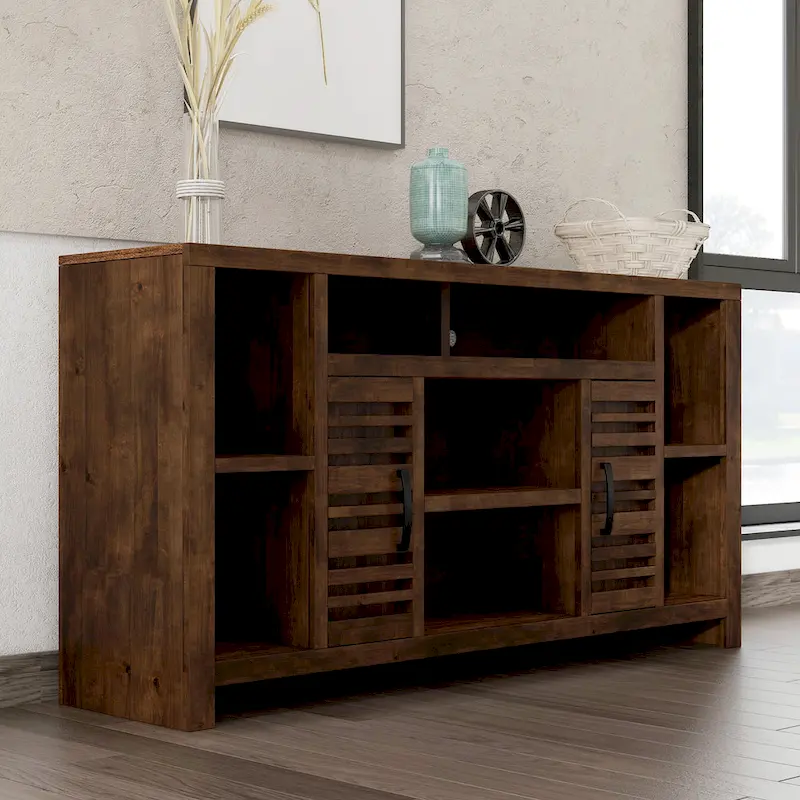 64" TV Stand for TVs up to 70" | No Assembly Required