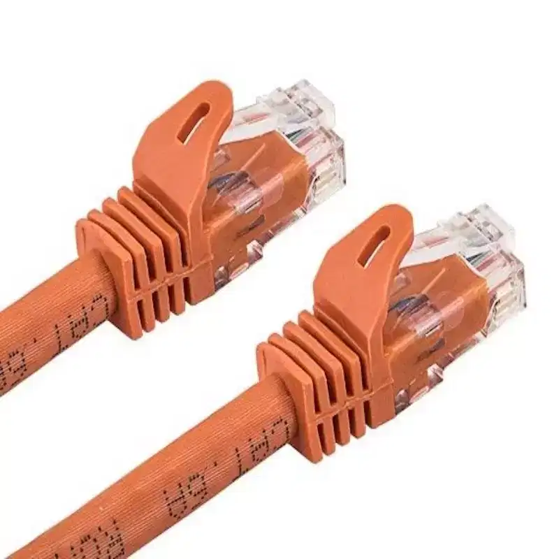 SANOXY Cables and Adapters; 6ft Cat6a 600 MHz UTP Snagless Ethernet Network Patch Cable, Orange