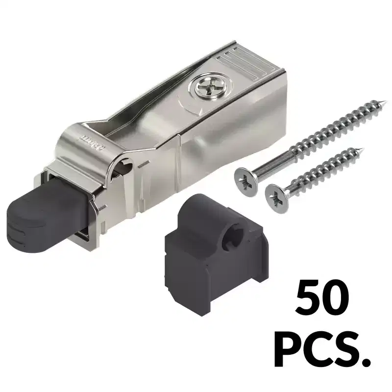 Blum BLUMOTION for Doors (50 Pack), Soft-Close Adapter for COMPACT Hinges, Includes Spacer and Screws for Face Frame Cabinets