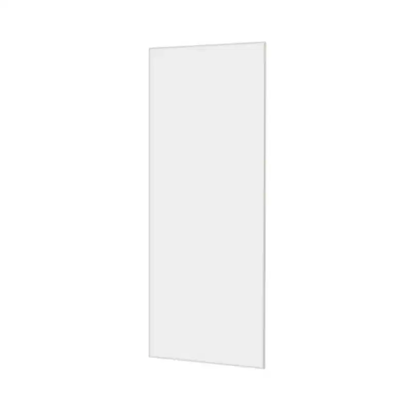 70x31 White Aluminum Frame Mirror: Leaning/Wall Mounted, High-Def, Shatter-Proof - Modern Decor