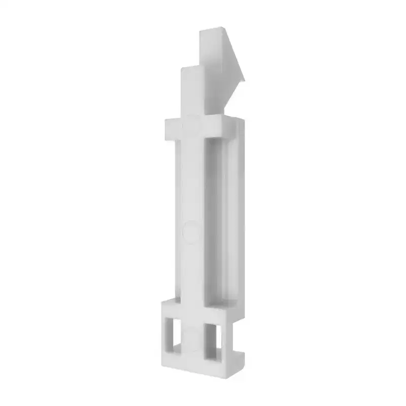 Brixwell Slide Guides, Plastic Material, 2 Length, 21/32 Height, Window Balance Slide Guide White Finish
