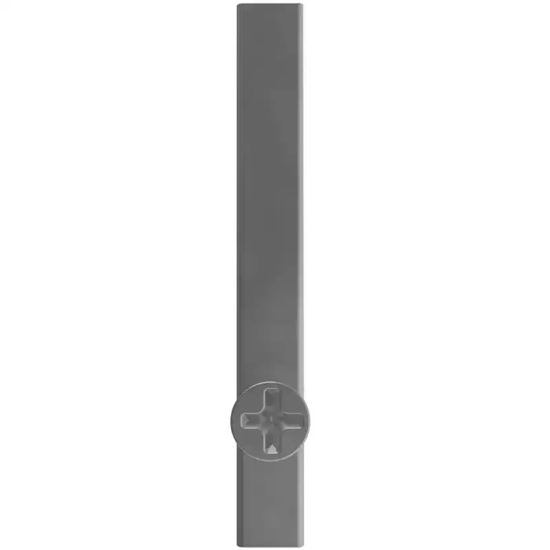 Brixwell Steel Stamping Pivot Bar, With Screw, 2 Length, Window Balance Hardware, Gray Finish