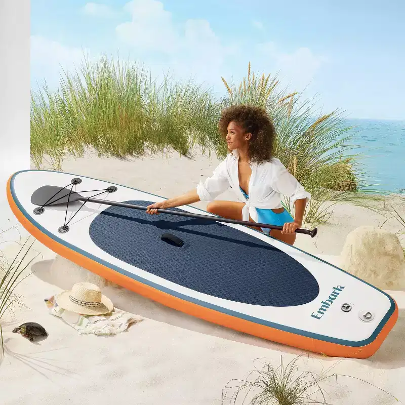 Inflatable Standup Paddle Board - Embark™: Multi-Purpose for Yoga & Fitness