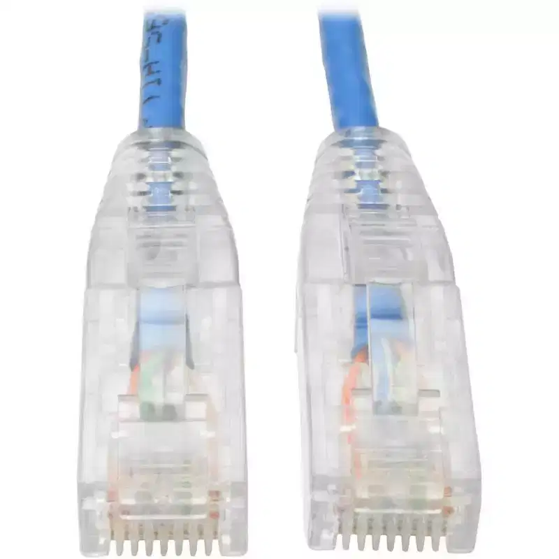 Tripp Lite Cat6 UTP Patch Cable - M/M, Gigabit, Snagless, Molded, Slim, N201S10BL