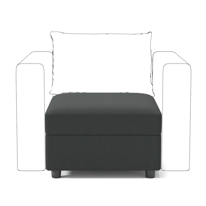 Modular Sofa Modern Sectional Storage Sofa Couch with Free Splicing for Living Room Furniture Set