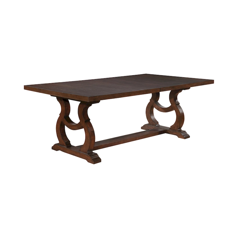 Fremont Antique Java and Cream 7-piece Dining Set with Removable Leaf