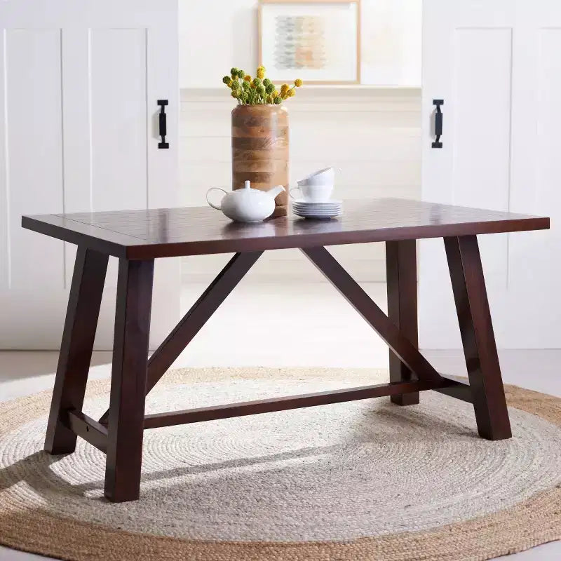 Rectangle Dining Table - DTB9217A - Brown