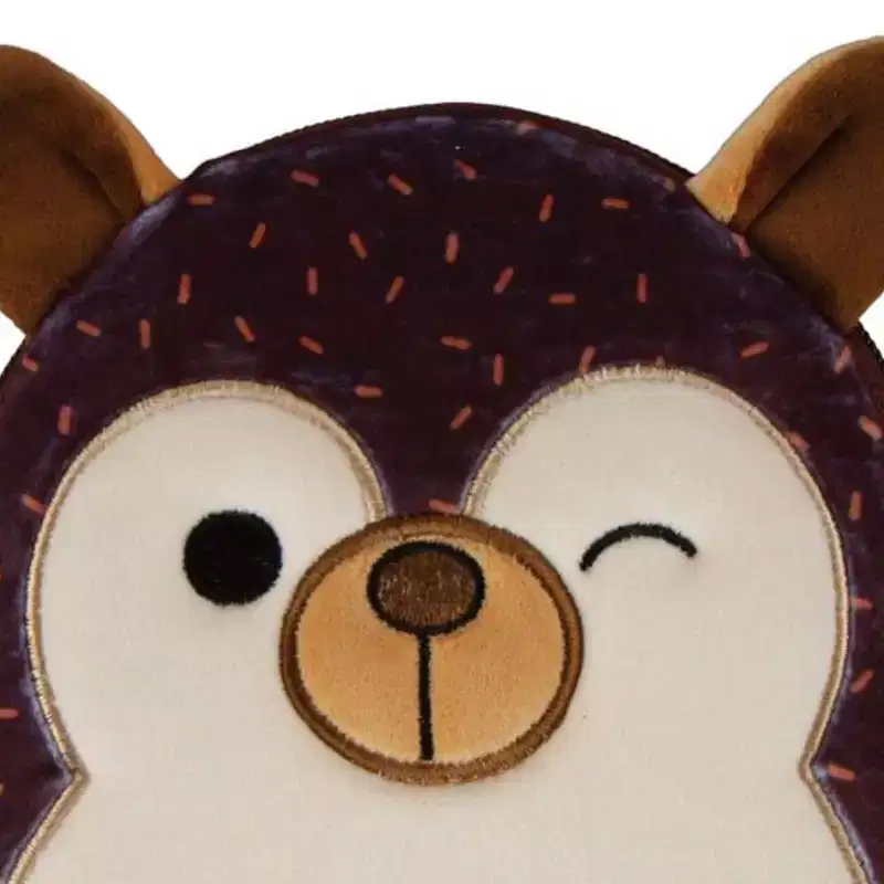 Squishmallows Hans the Hedgehog 8 Inch Zippered Plush Storage Pouch
