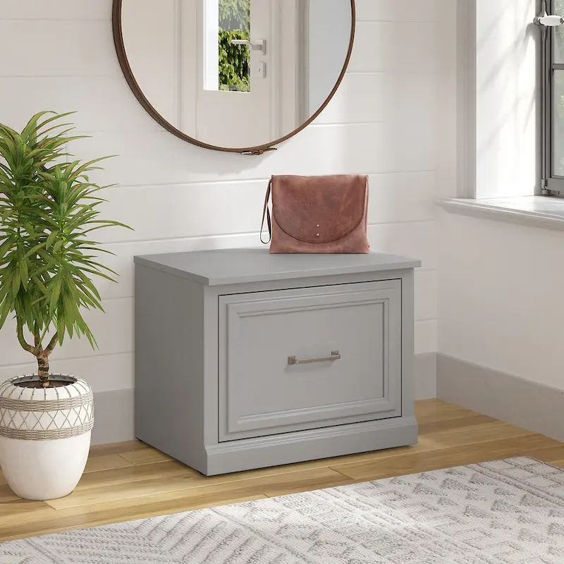 Entryway Shoe Bench with Storage Drawer