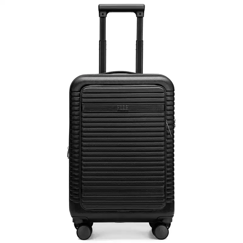 ELLE Luggage Carry On Escape Expandable Hardside Suitcase with Front Laptop Pocket