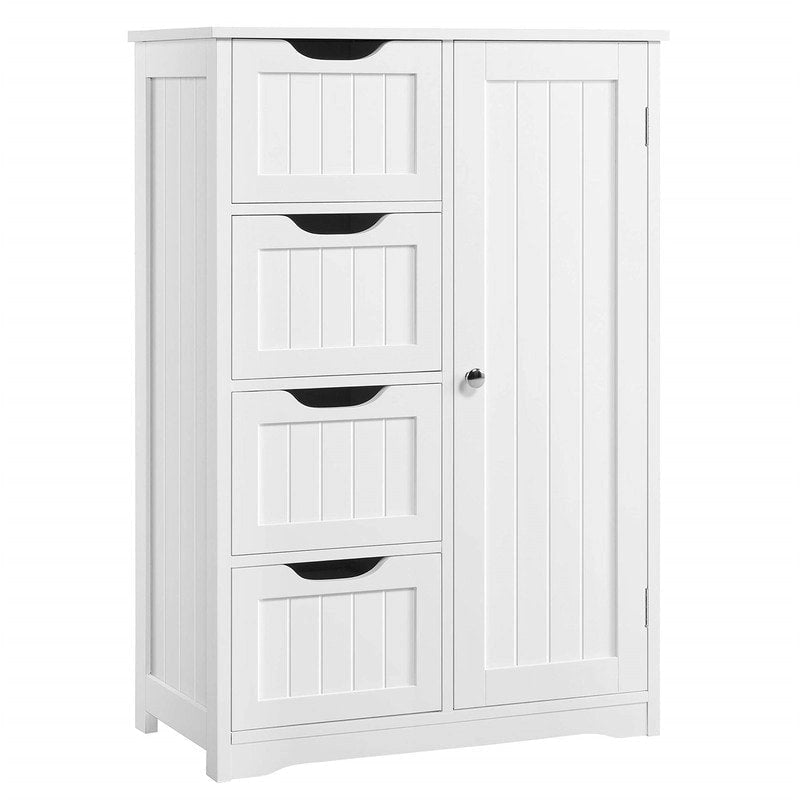 Wooden Bathroom Floor Cabinet - 13 D x 22 W x 32 H