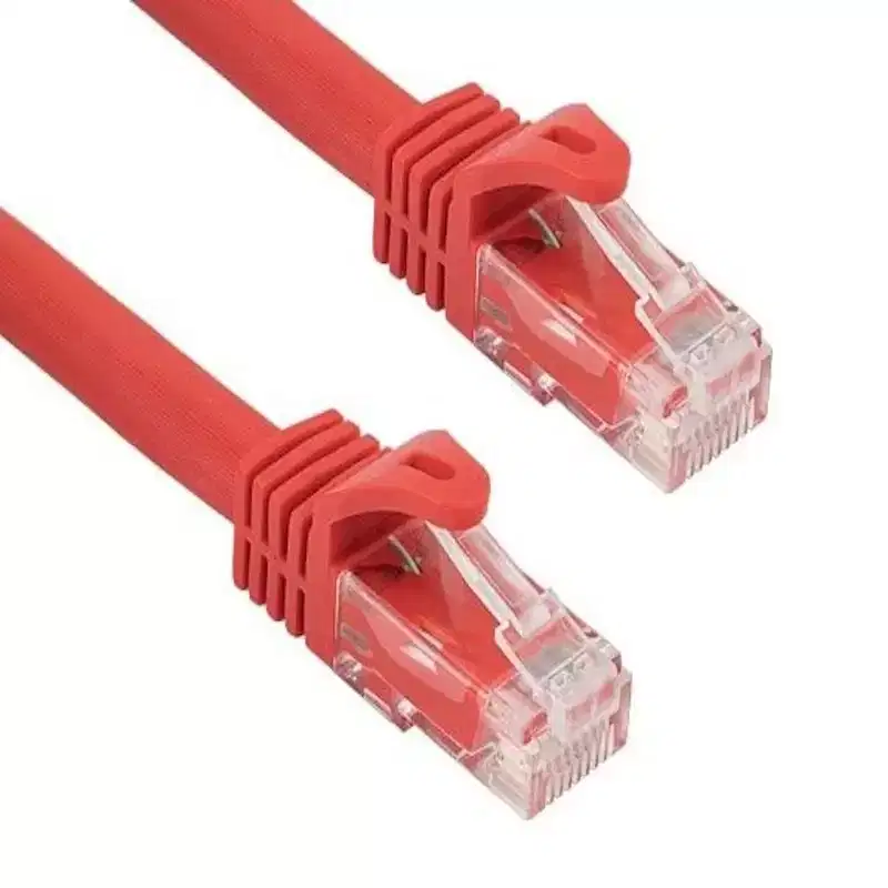 SANOXY Cables and Adapters; 35ft Cat6a 600 MHz UTP Snagless Ethernet Network Patch Cable, Red