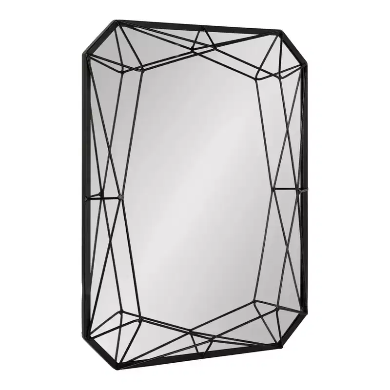 22 x 28 Keyleigh Rectangle Metal Accent Wall Mirror - Kate and Laurel