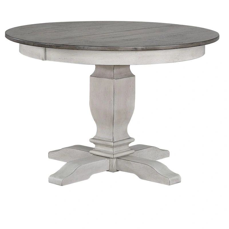 The Gray Barn Avalon 7-piece Contemporary Dining Set in Stormy White and Ash