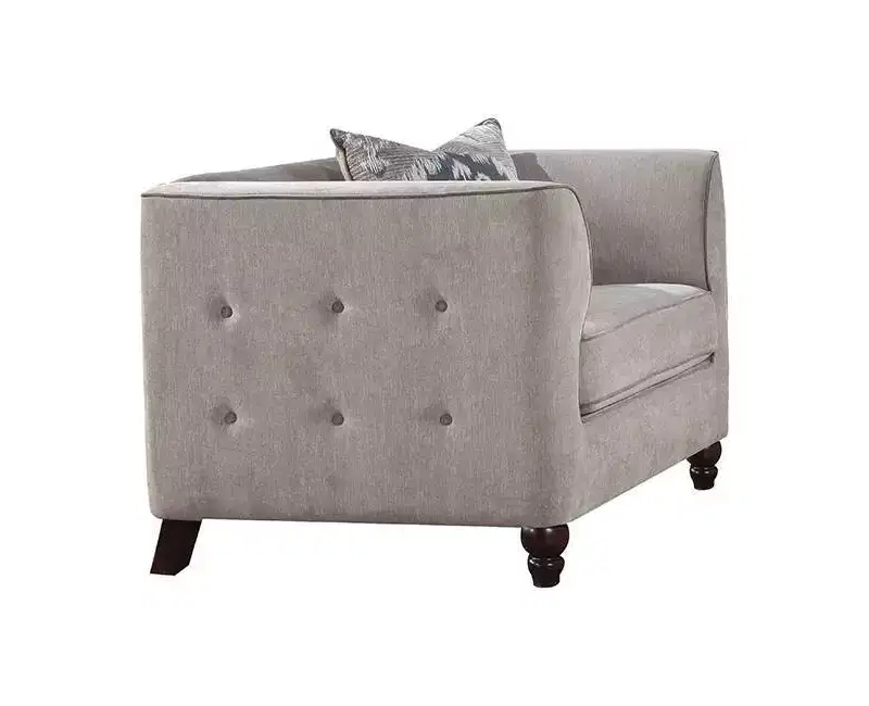 Acme Furniture 36" Cyndi Sofa Tan Velvet