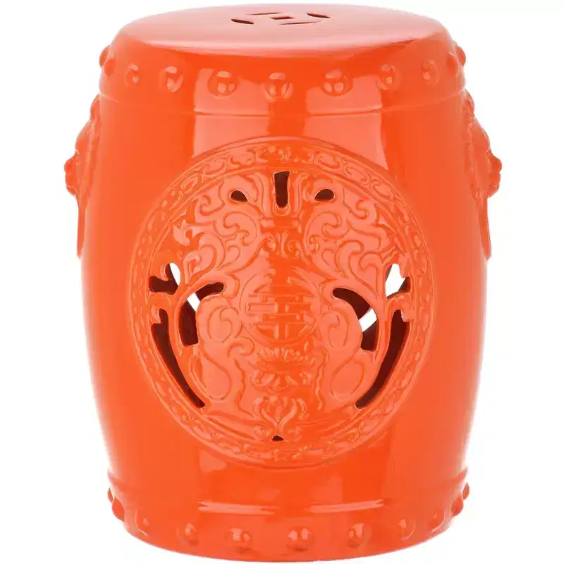 Dragon Coin Garden Stool - Indoor/Outdoor - ACS4533 - Safavieh