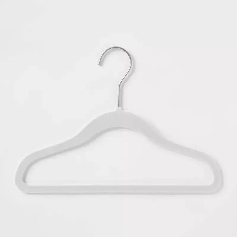 5ct Kids' Velvet Hangers - White - Brightroom™: Baby & Toddler Clothes Hangers