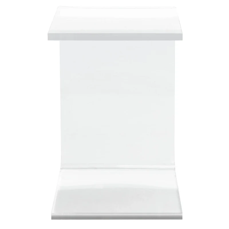 SAFAVIEH Willa Acrylic Clear Side Table - 13.5 W x 15.5 L x 20.4 H - 14Wx16Dx20H
