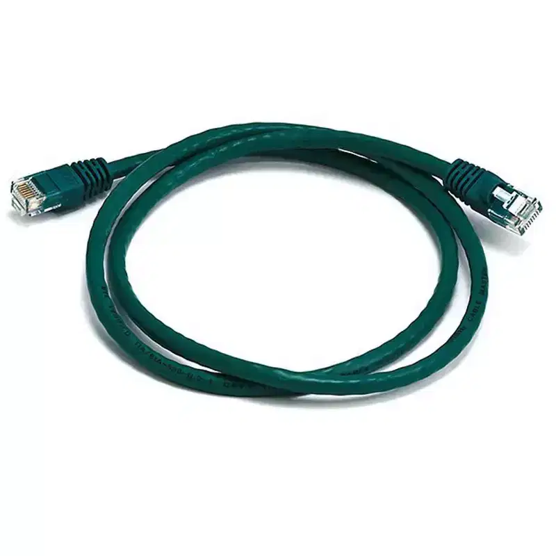 Monoprice Cat6 Ethernet Patch Cable - 3 Feet - Green | Network Internet Cord - RJ45, Stranded, 550Mhz, UTP, Pure Bare Copper Wire, 24AWG