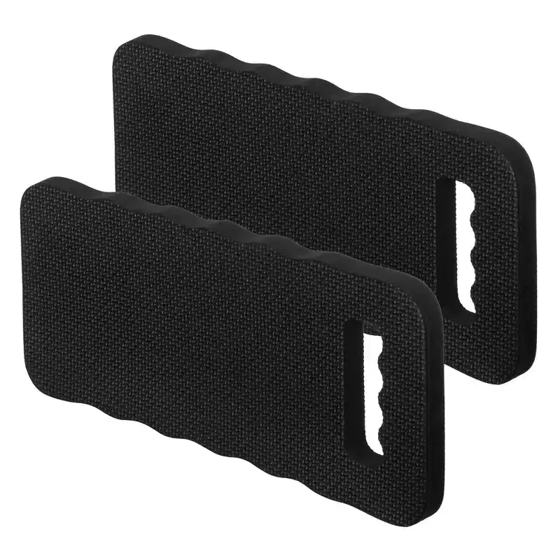 Thick Foam Kneeling Pad for Gardening Workout Soft Knee Cushion Mat for Gaden and Home, Set of 2 Small Black