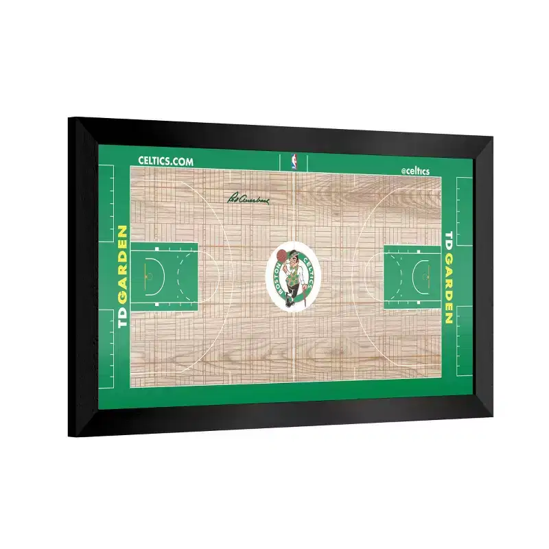NBA Team Court Framed Plaque