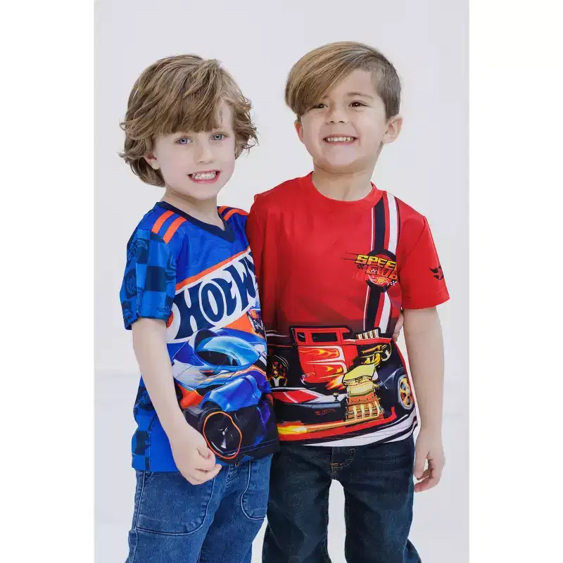 Hot Wheels 2 Pack Athletic T-Shirts Toddler