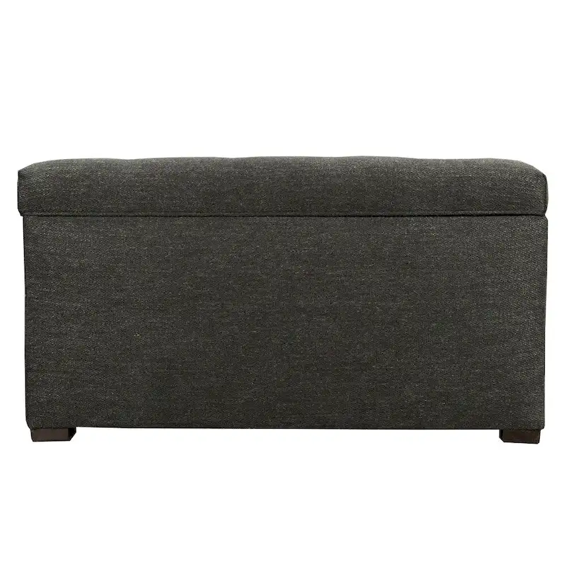 8-Button Tufted Belfast Storage Trunk Bench