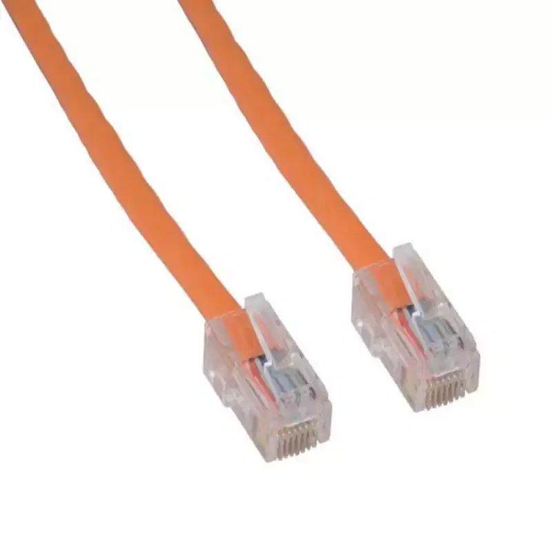 SANOXY Cables and Adapters; 1ft Cat5e 350 MHz UTP Assembled Ethernet Network Patch Cable, Orange