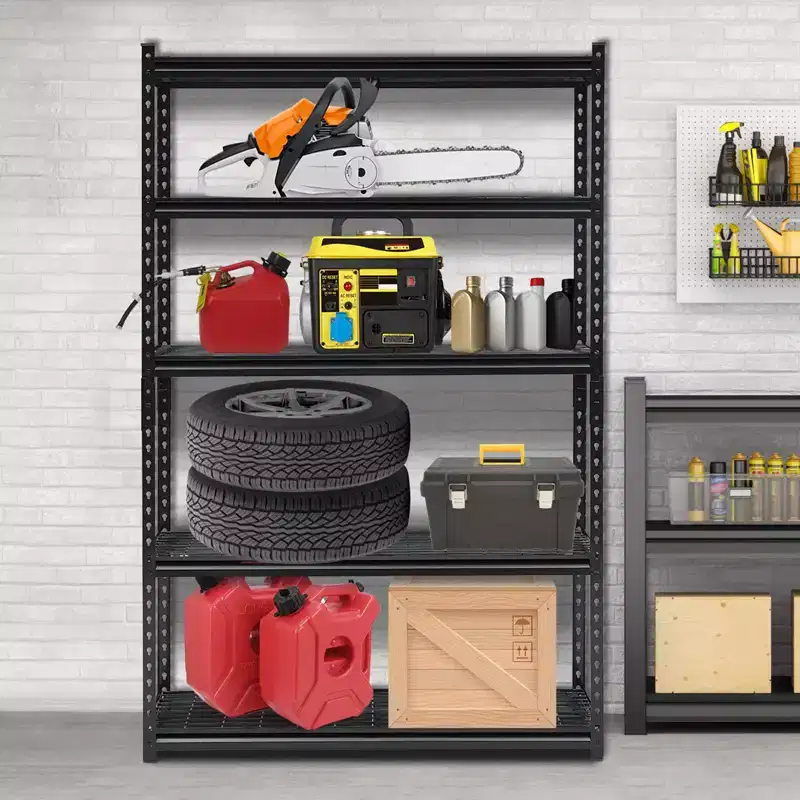 Heavy Duty Garage Shelving Unit 48''L18''W72''H - 2500 LBS Load Capacity Adjustable Metal Storage Shelves, Durable Organizer