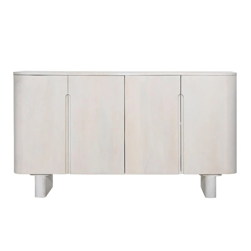 Essex 39 Tall 4-Door Cabinet, White
