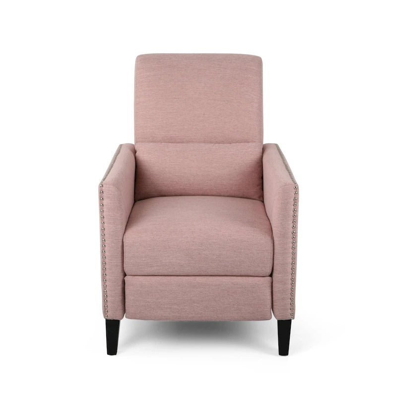 Alscot Contemporary Fabric Push Back Recliner by Christopher Knight Home