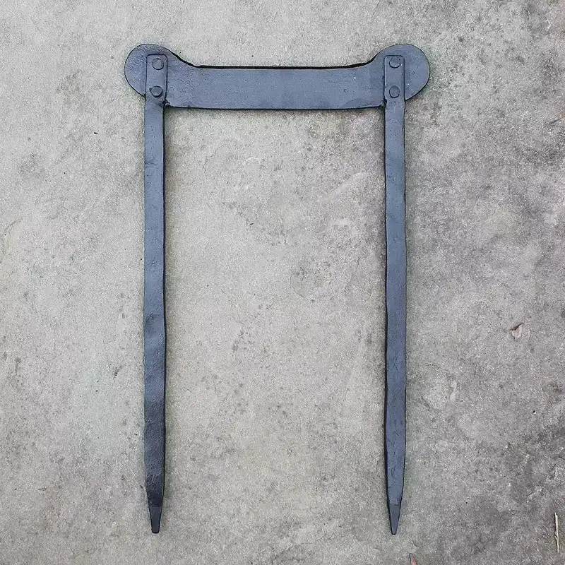 17" x 11" Steel Boot Scraper for Mud, Snow and Ice Black - ACHLA Designs