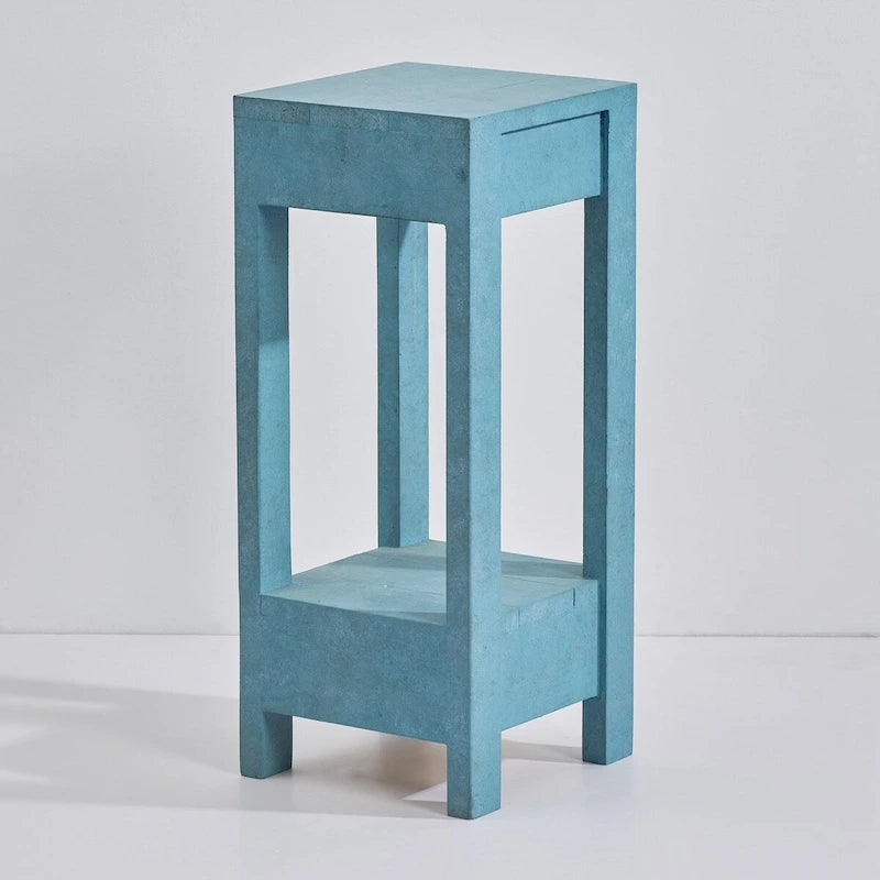 Rustic Farmhouse Solid Wood Accent End Table Sofa Side Table - 11 W x 26 H